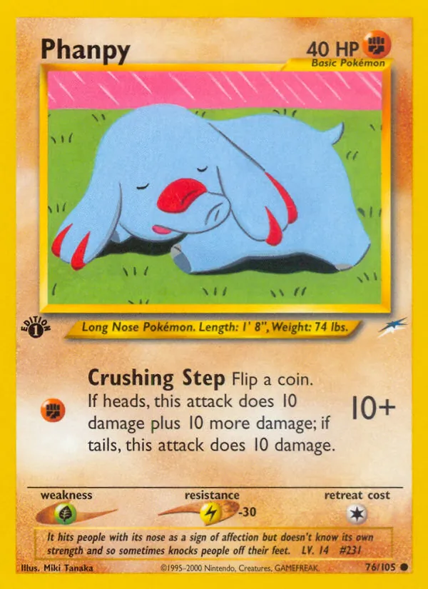 Phanpy, Neo Destiny No. 76