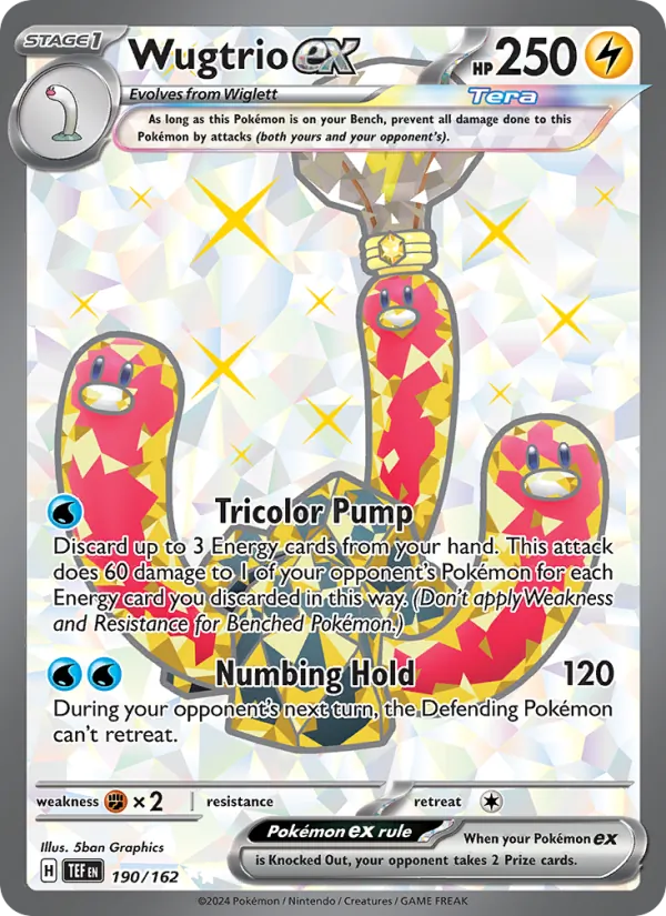 Wugtrio ex, Temporal Forces No. 190