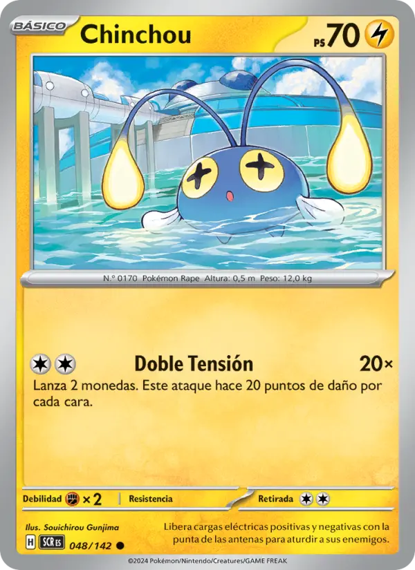 Chinchou, Corona Astral Nº 048
