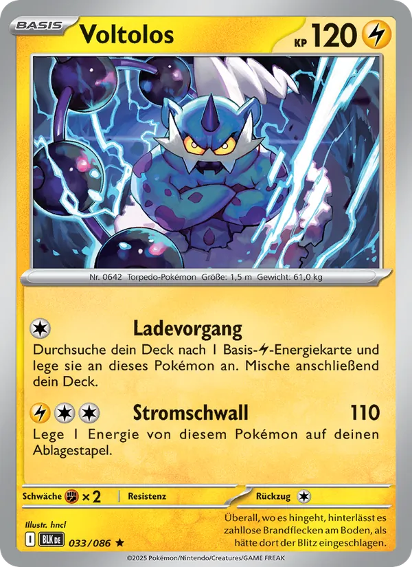 Voltolos, Schwarze Blitze Nº 033