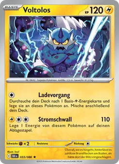 Voltolos, Schwarze Blitze No. 033 Holo