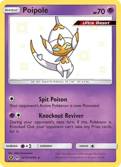 Poipole, Hidden Fates Shiny Vault Nº SV19 Normal