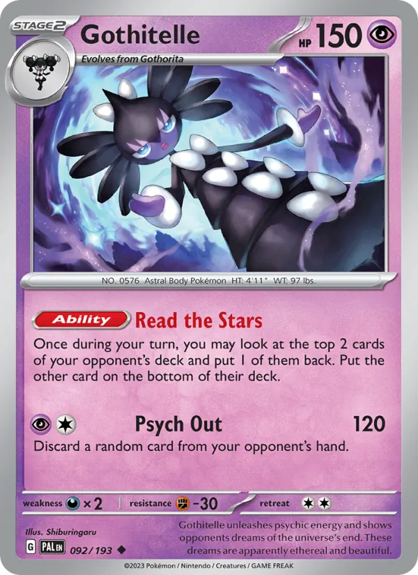 Gothitelle, Paldea Evolved No. 092