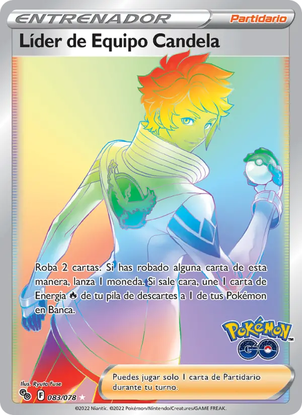 Líder de Equipo Candela, Pokémon GO No. 083