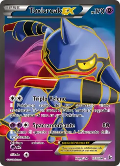 Toxicroak EX, Fuoco Infernale Nº 102 Normal