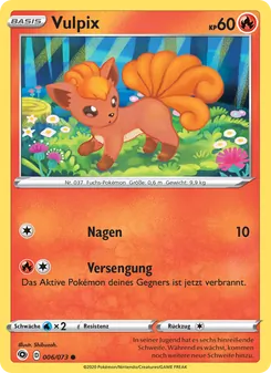 Vulpix, Weg des Champs No. 6 Normal