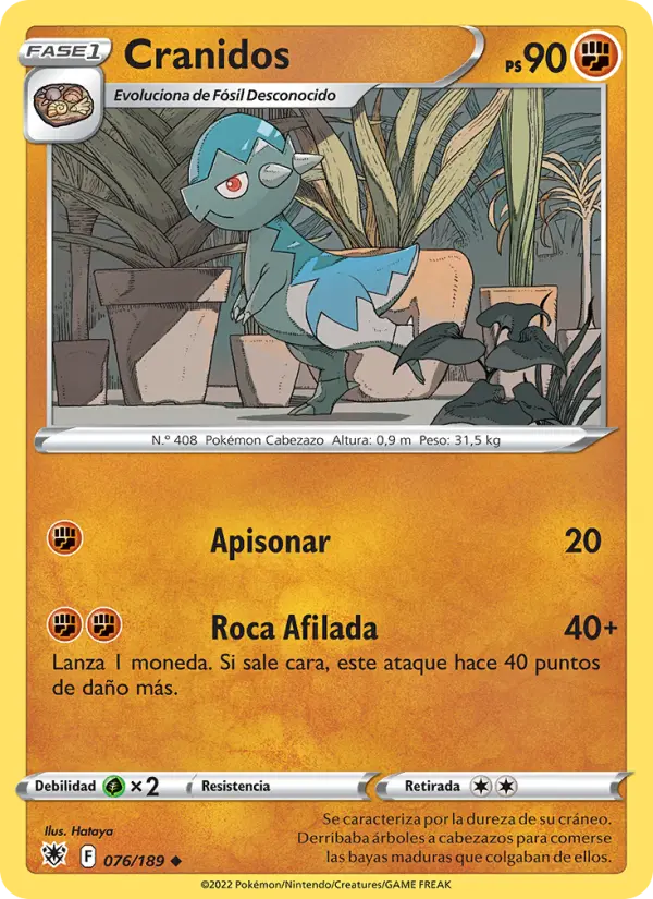 Cranidos, Resplandor Astral No. 076