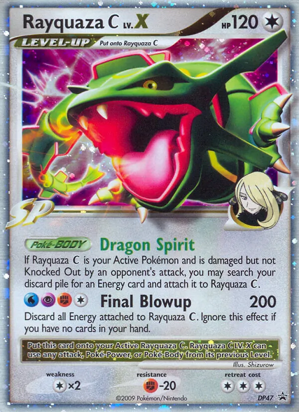 Rayquaza C, DP Black Star Promos No. DP47