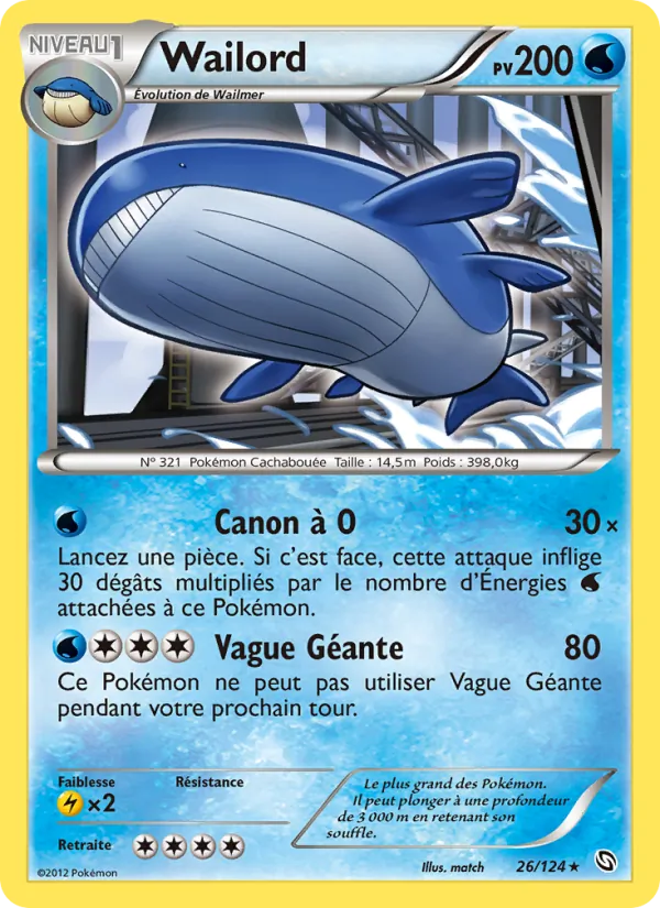Wailord, Dragons Éxaltés No. 26