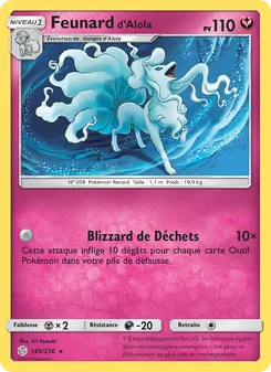 Feunard d’Alola, Éclipse Cosmique No. 145 Normal