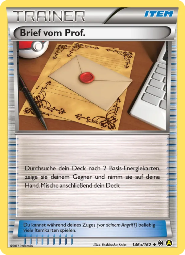 Brief vom Prof., TURBOstart Nº 146a