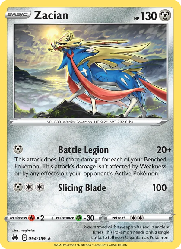 Zacian, Crown Zenith No. 094