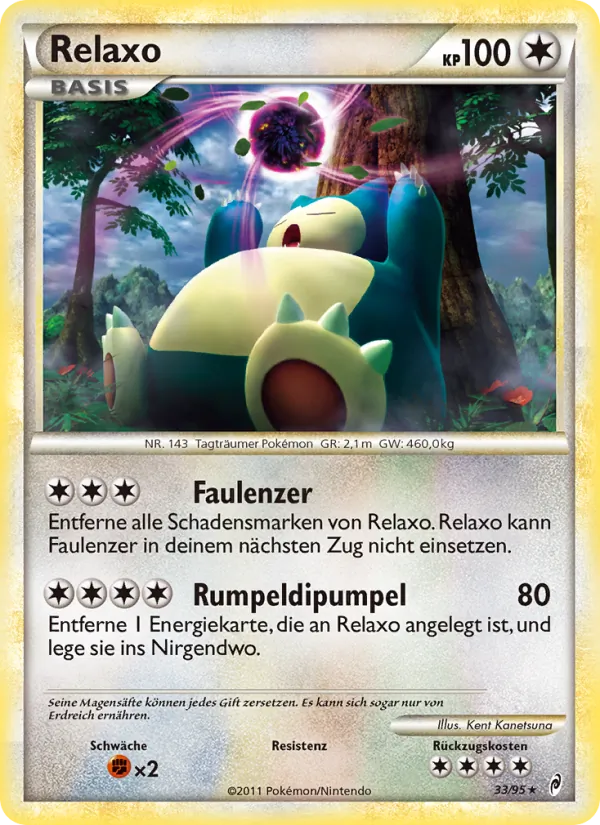 Relaxo, Ruf der Legenden Nº 33