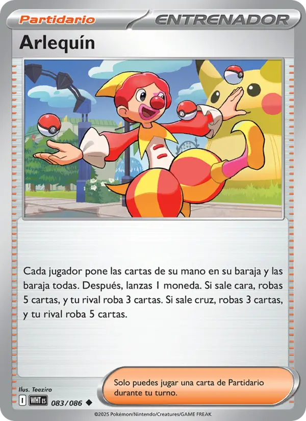 Arlequín, Llama Blanca No. 083