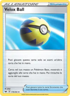 Velox Ball, Spada e Scudo Nº 179 Normal
