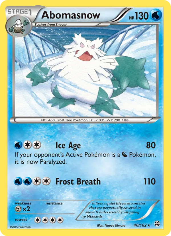 Abomasnow, BREAKthrough Nº 40