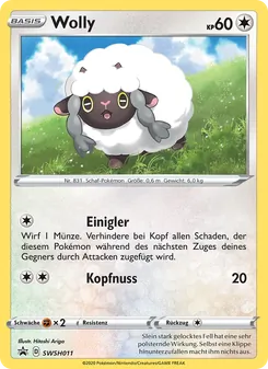 Wolly, SCSC Promokarten Nº SWSH011 Holo