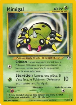 Mimigal, Neo Genesis Nº 75 Normal