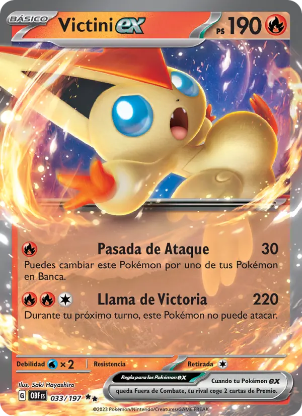 Victini ex, Llamas Obsidianas No. 033