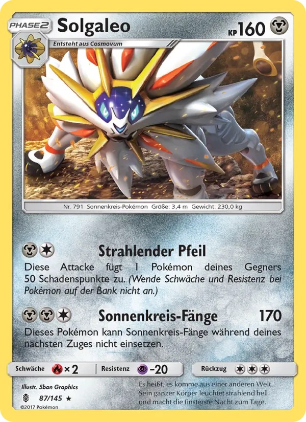 Solgaleo, Stunde der Wächter No. 87