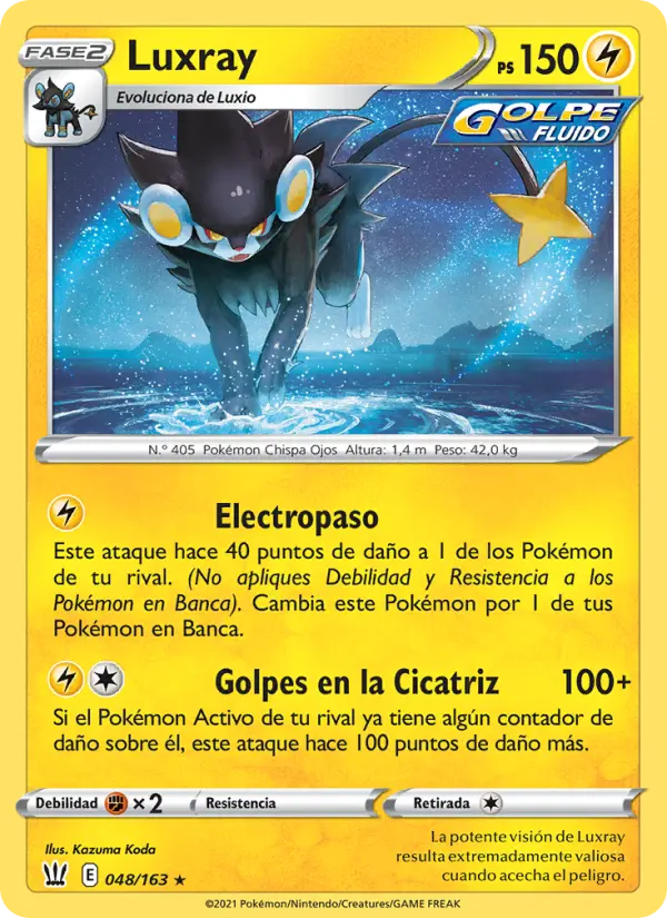 Luxray, Estilos de Combate Nº 48