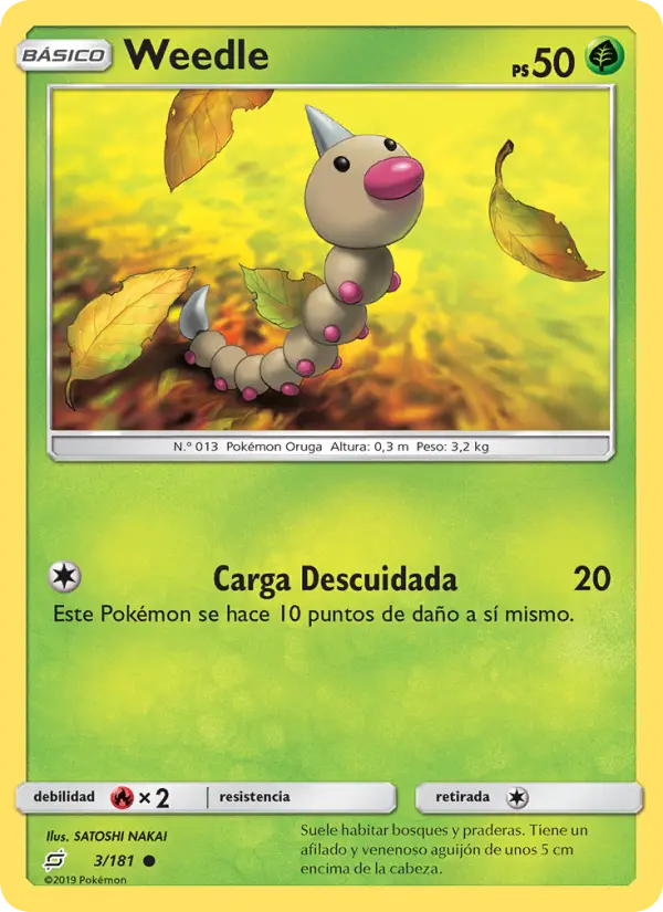 Weedle, Union de Aliados Nº 3