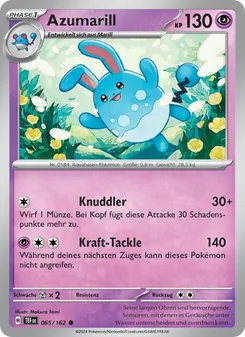 Azumarill, Gewalten der Zeit No. 065 Normal