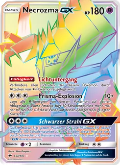 Necrozma GX, Nacht in Flammen Nº 153 Holo