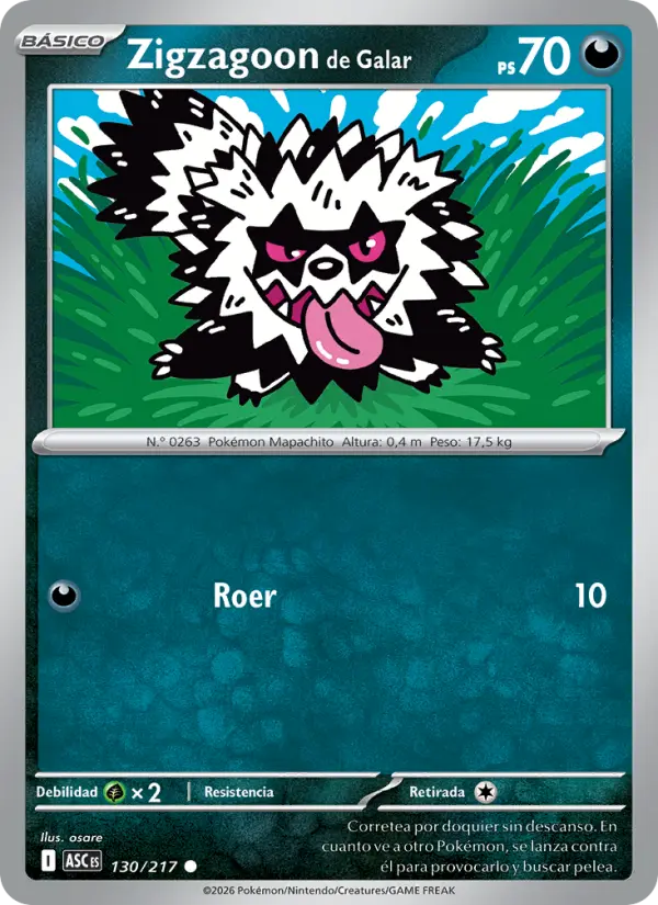 Zigzagoon de Galar, Héroes Ascendentes No. 130