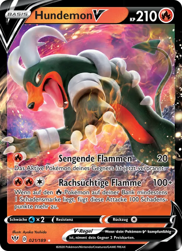 Hundemon V, Flammende Finsternis No. 21