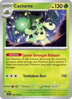 Cacturne, Scarlet ex Nº 002 Normal