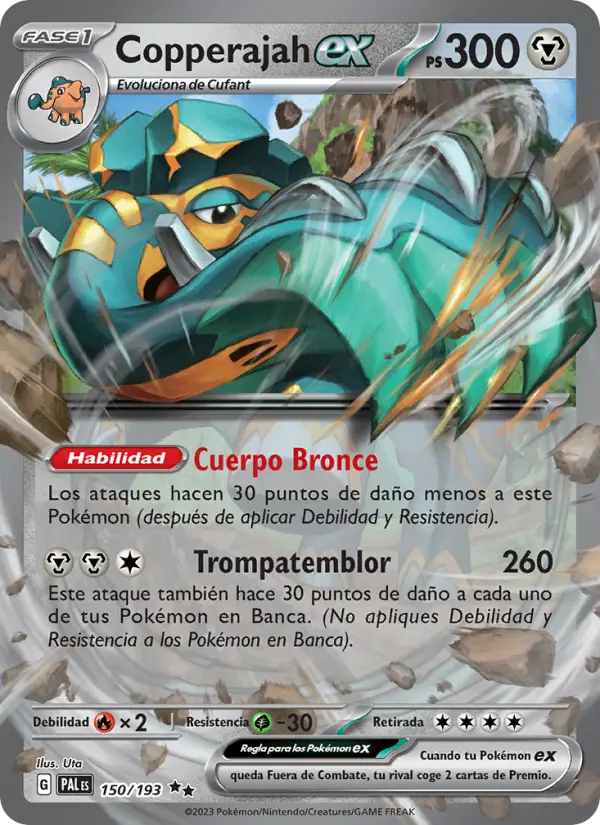 Copperajah ex, Evoluciones en Paldea No. 150