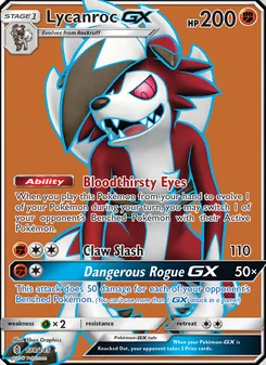 Lycanroc GX, Guardians Rising Nº 138 Normal