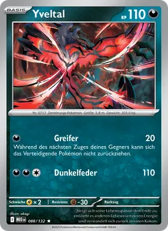 Yveltal, Mega-Entwicklung No. 088 Holo