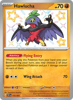 Hawlucha, Paldean Fates No. 175 Holo