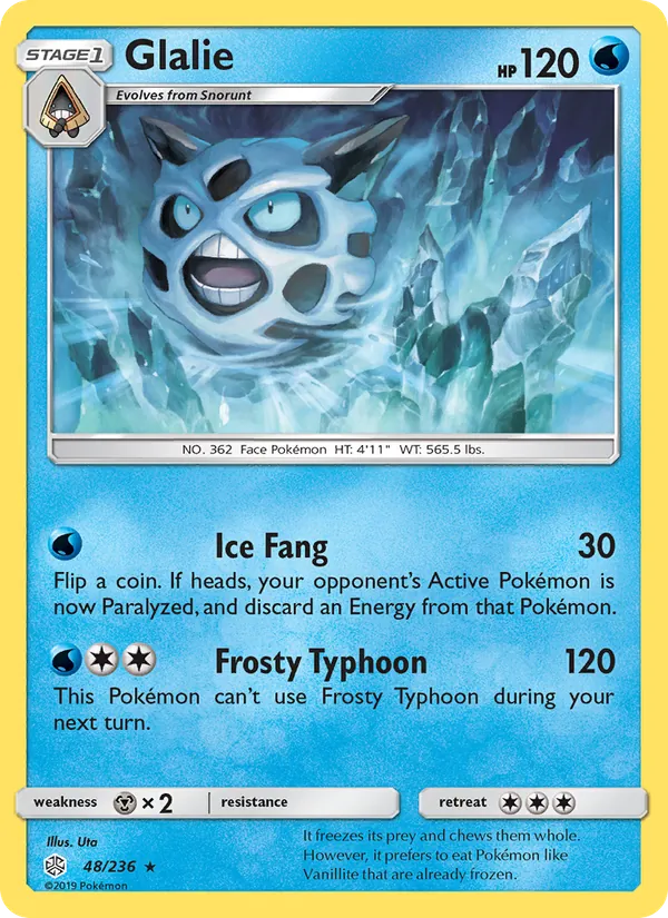 Glalie, Cosmic Eclipse No. 48