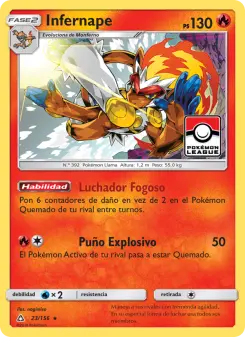 Infernape, Ultraprisma No. 23 Normal