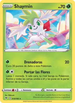 Shaymin, Voltaje Vívido Nº 15 Reverse