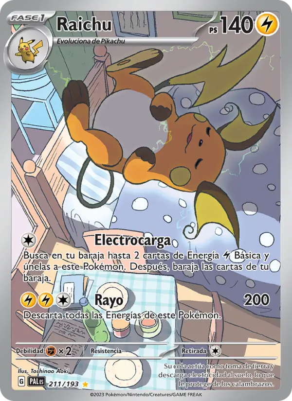 Raichu, Evoluciones en Paldea Nº 211