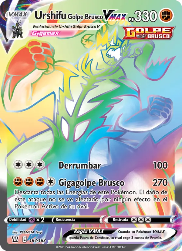 Urshifu Golpe Brusco VMAX, Estilos de Combate No. 167