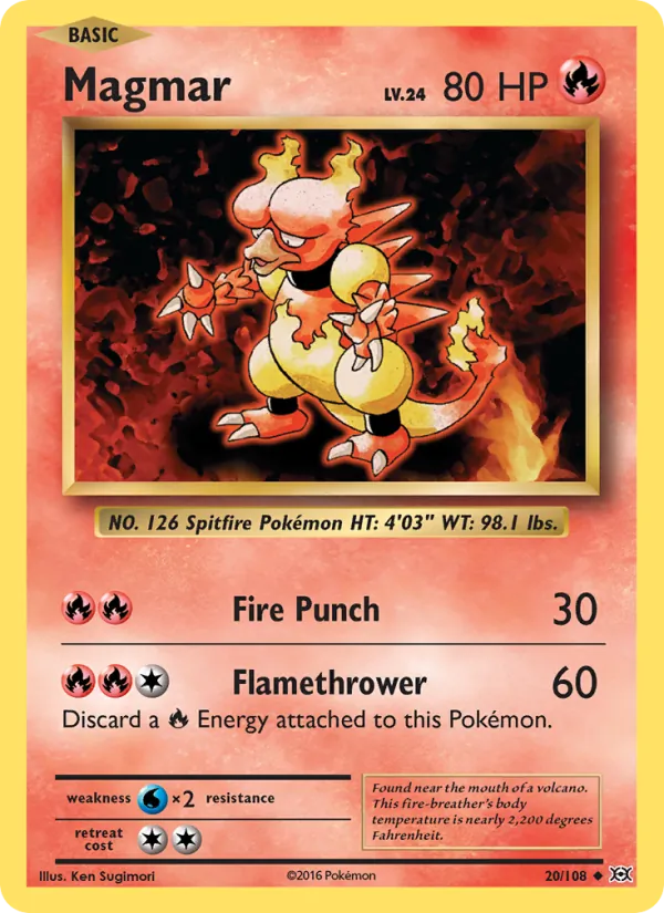 Magmar, Evolutions No. 20