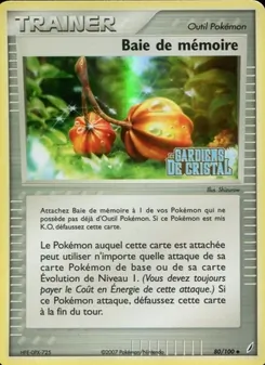 Baie de mémoire, EX Gardiens de Cristal No. 80 Normal
