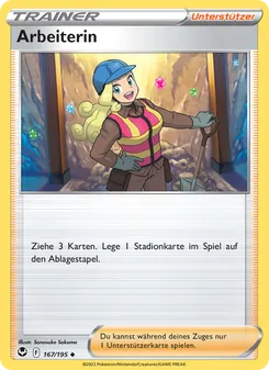 Arbeiterin, Silberne Sturmwinde No. 167 Normal