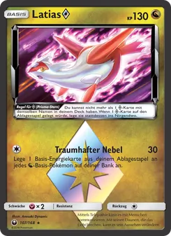 Latias ◇, Sturm Am Firmament Nº 107 Normal