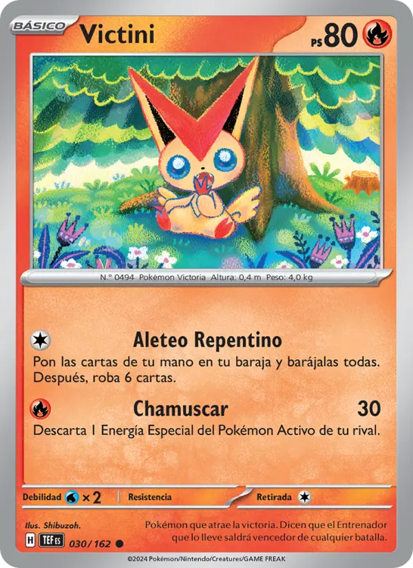 Victini, Fuerzas Temporales No. 030