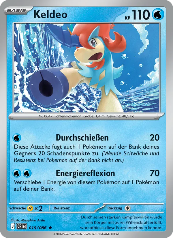 Keldeo, Wachsendes Chaos Nº 019