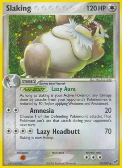 Slaking, Deoxys No. 15 Holo
