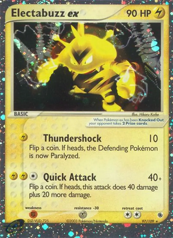 Electabuzz ex, Ruby & Sapphire Nº 97