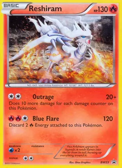 Reshiram, BW Black Star Promos No. BW23 Normal