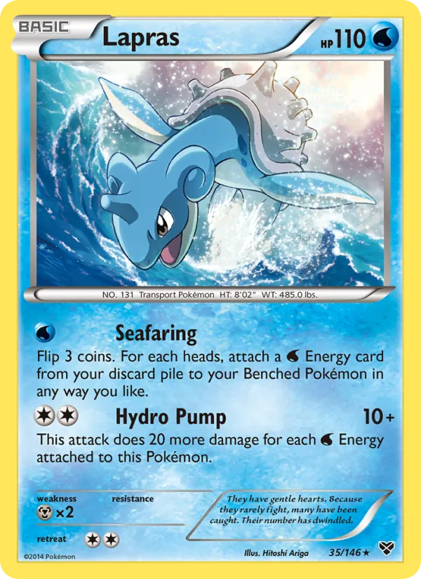 Lapras, XY No. 35